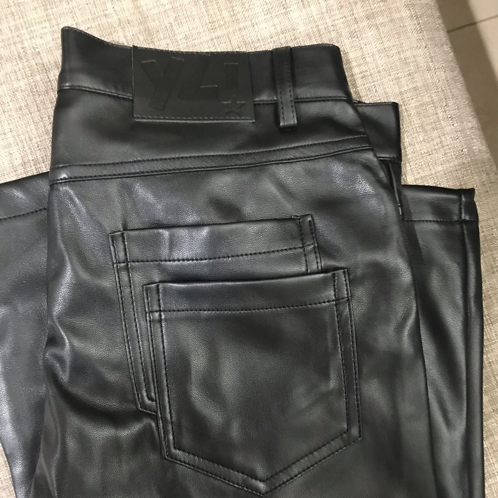 Brand new YLSK leather pants size 8